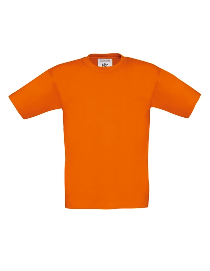 Kids´ T-Shirt Exact 150 zum Besticken und Bedrucken in der Farbe Orange mit Ihren Logo, Schriftzug oder Motiv.