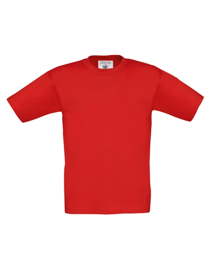 Kids´ T-Shirt Exact 150 zum Besticken und Bedrucken in der Farbe Red mit Ihren Logo, Schriftzug oder Motiv.