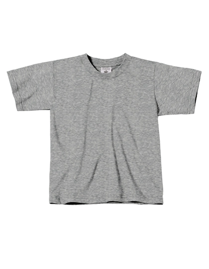 Kids´ T-Shirt Exact 150 zum Besticken und Bedrucken in der Farbe Sport Grey (Heather) mit Ihren Logo, Schriftzug oder Motiv.