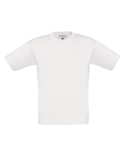 Kids´ T-Shirt Exact 150 zum Besticken und Bedrucken in der Farbe White mit Ihren Logo, Schriftzug oder Motiv.