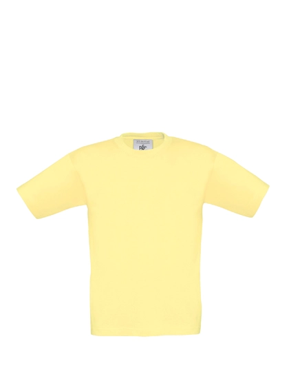 Kids´ T-Shirt Exact 150 zum Besticken und Bedrucken in der Farbe Yellow mit Ihren Logo, Schriftzug oder Motiv.