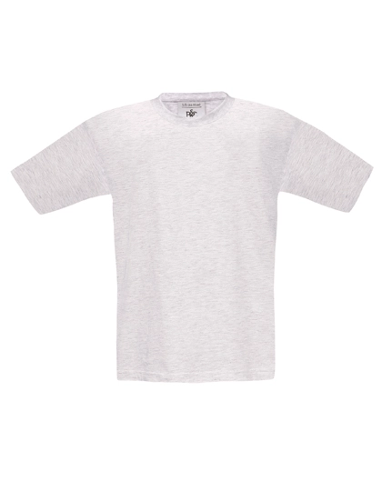 Kids´ T-Shirt Exact 190 zum Besticken und Bedrucken in der Farbe Ash (Heather) mit Ihren Logo, Schriftzug oder Motiv.