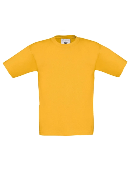 Kids´ T-Shirt Exact 190 zum Besticken und Bedrucken in der Farbe Gold mit Ihren Logo, Schriftzug oder Motiv.