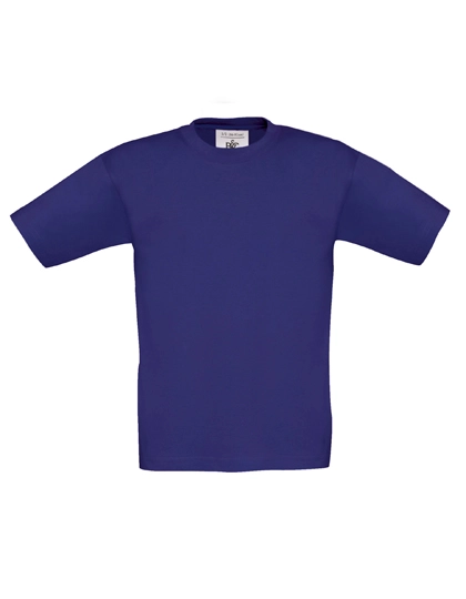 Kids´ T-Shirt Exact 190 zum Besticken und Bedrucken in der Farbe Indigo mit Ihren Logo, Schriftzug oder Motiv.