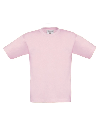 Kids´ T-Shirt Exact 190 zum Besticken und Bedrucken in der Farbe Pink Sixties mit Ihren Logo, Schriftzug oder Motiv.