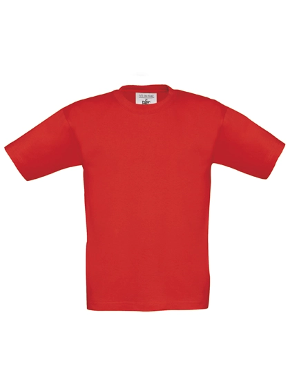 Kids´ T-Shirt Exact 190 zum Besticken und Bedrucken in der Farbe Red mit Ihren Logo, Schriftzug oder Motiv.