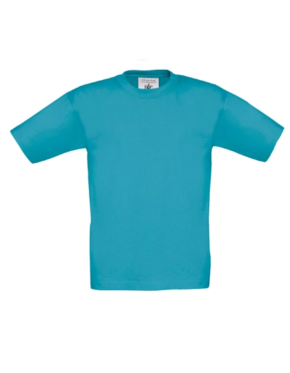 Kids´ T-Shirt Exact 190 zum Besticken und Bedrucken in der Farbe Swimming Pool mit Ihren Logo, Schriftzug oder Motiv.