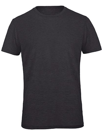 Men´s Triblend T-Shirt zum Besticken und Bedrucken in der Farbe Heather Dark Grey mit Ihren Logo, Schriftzug oder Motiv.