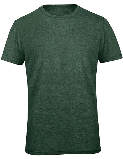 Men´s Triblend T-Shirt zum Besticken und Bedrucken in der Farbe Heather Forest mit Ihren Logo, Schriftzug oder Motiv.