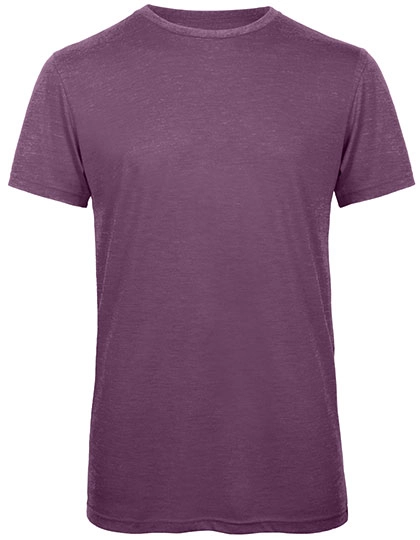 Men´s Triblend T-Shirt zum Besticken und Bedrucken in der Farbe Heather Purple mit Ihren Logo, Schriftzug oder Motiv.