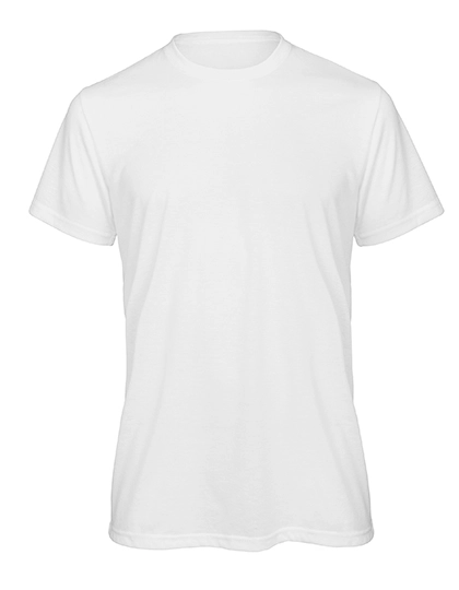 Men´s Sublimation T-Shirt zum Besticken und Bedrucken in der Farbe White mit Ihren Logo, Schriftzug oder Motiv.