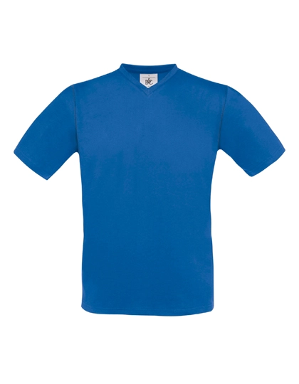 T-Shirt Exact V-Neck zum Besticken und Bedrucken in der Farbe Royal Blue mit Ihren Logo, Schriftzug oder Motiv.