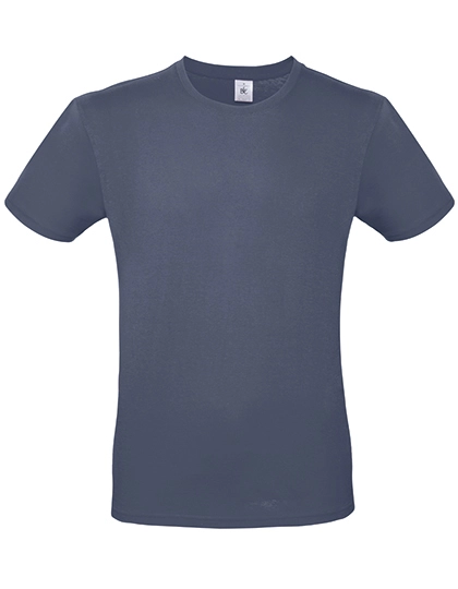 T-Shirt #E150 zum Besticken und Bedrucken in der Farbe Denim mit Ihren Logo, Schriftzug oder Motiv.