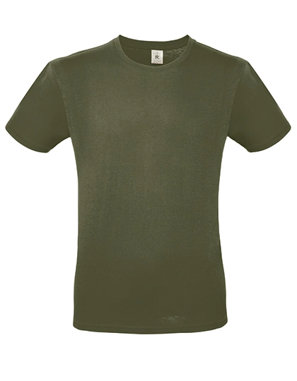 T-Shirt #E150 zum Besticken und Bedrucken in der Farbe Urban Khaki mit Ihren Logo, Schriftzug oder Motiv.