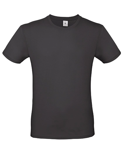 T-Shirt #E150 zum Besticken und Bedrucken in der Farbe Used Black mit Ihren Logo, Schriftzug oder Motiv.