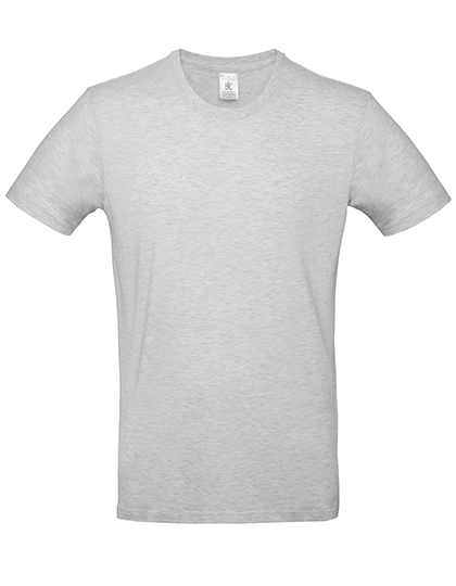 T-Shirt #E190 zum Besticken und Bedrucken in der Farbe Ash (Heather) mit Ihren Logo, Schriftzug oder Motiv.