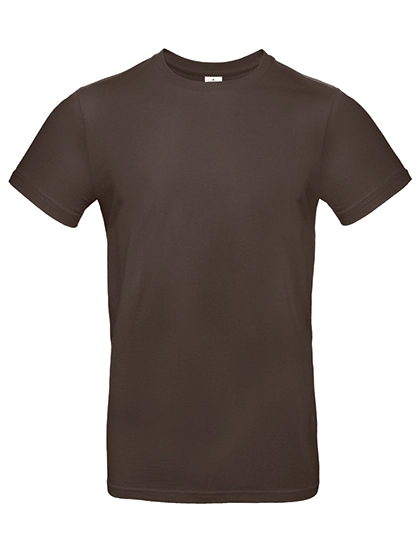 T-Shirt #E190 zum Besticken und Bedrucken in der Farbe Brown mit Ihren Logo, Schriftzug oder Motiv.