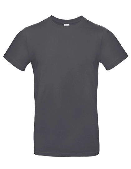 T-Shirt #E190 zum Besticken und Bedrucken in der Farbe Dark Grey (Solid) mit Ihren Logo, Schriftzug oder Motiv.