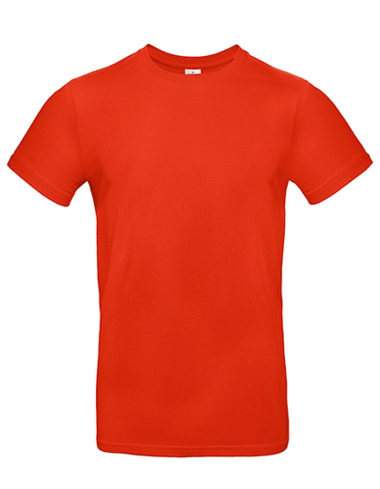 T-Shirt #E190 zum Besticken und Bedrucken in der Farbe Fire Red mit Ihren Logo, Schriftzug oder Motiv.