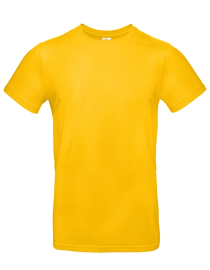 T-Shirt #E190 zum Besticken und Bedrucken in der Farbe Gold mit Ihren Logo, Schriftzug oder Motiv.