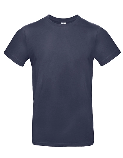 T-Shirt #E190 zum Besticken und Bedrucken in der Farbe Navy Blue mit Ihren Logo, Schriftzug oder Motiv.