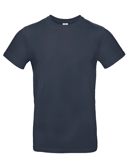 T-Shirt #E190 zum Besticken und Bedrucken in der Farbe Navy mit Ihren Logo, Schriftzug oder Motiv.