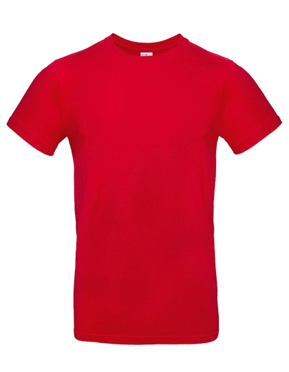 T-Shirt #E190 zum Besticken und Bedrucken in der Farbe Red mit Ihren Logo, Schriftzug oder Motiv.