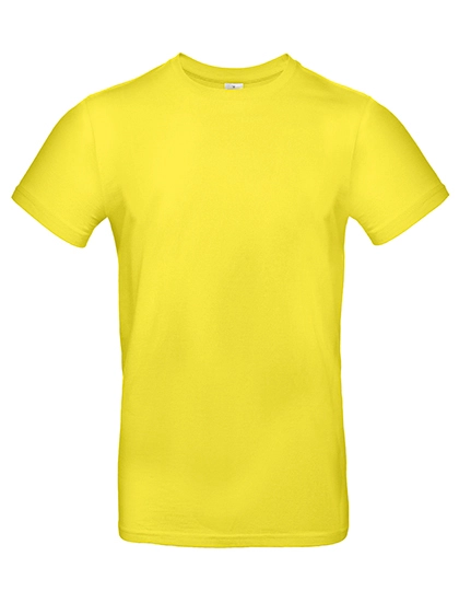 T-Shirt #E190 zum Besticken und Bedrucken in der Farbe Solar Yellow mit Ihren Logo, Schriftzug oder Motiv.