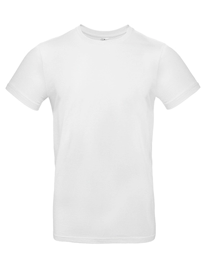 T-Shirt #E190 zum Besticken und Bedrucken in der Farbe White mit Ihren Logo, Schriftzug oder Motiv.