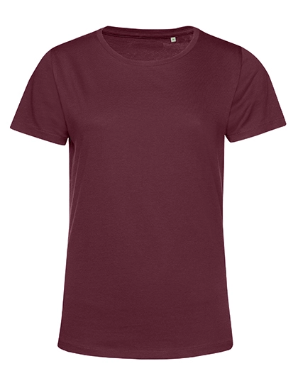 #Inspire E150/Women_° T-Shirt zum Besticken und Bedrucken in der Farbe Burgundy mit Ihren Logo, Schriftzug oder Motiv.