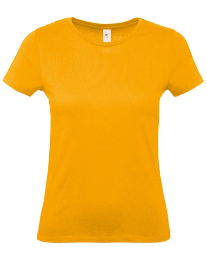 Women´s T-Shirt #E150 zum Besticken und Bedrucken in der Farbe Apricot mit Ihren Logo, Schriftzug oder Motiv.