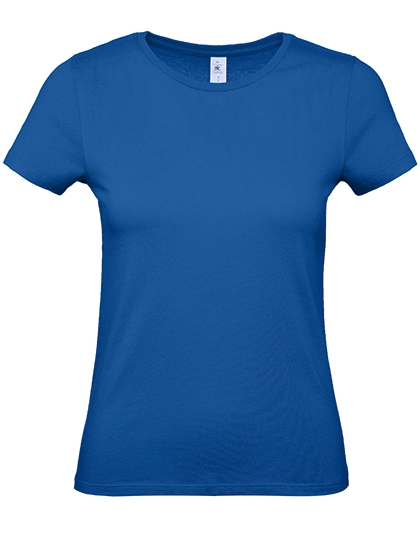 Women´s T-Shirt #E150 zum Besticken und Bedrucken in der Farbe Royal Blue mit Ihren Logo, Schriftzug oder Motiv.
