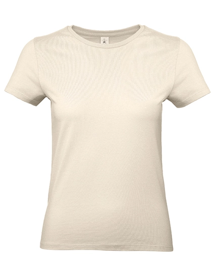 Women´s T-Shirt #E190 zum Besticken und Bedrucken in der Farbe Natural mit Ihren Logo, Schriftzug oder Motiv.