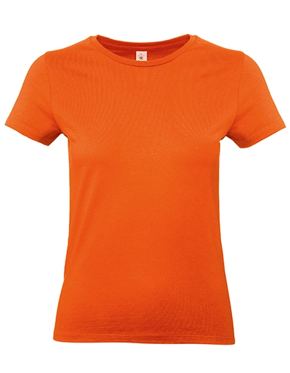 Women´s T-Shirt #E190 zum Besticken und Bedrucken in der Farbe Orange mit Ihren Logo, Schriftzug oder Motiv.