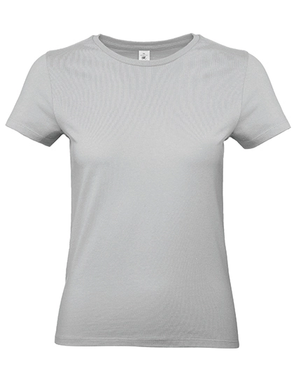 Women´s T-Shirt #E190 zum Besticken und Bedrucken in der Farbe Pacific Grey mit Ihren Logo, Schriftzug oder Motiv.