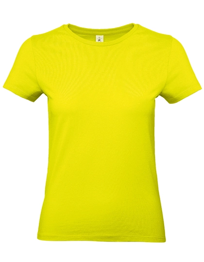 Women´s T-Shirt #E190 zum Besticken und Bedrucken in der Farbe Pixel Lime mit Ihren Logo, Schriftzug oder Motiv.