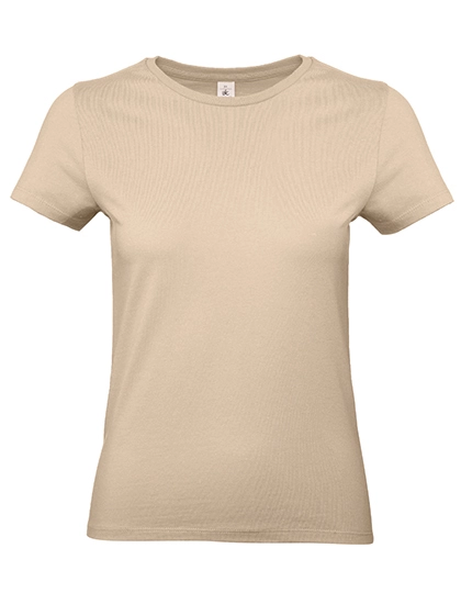 Women´s T-Shirt #E190 zum Besticken und Bedrucken in der Farbe Sand mit Ihren Logo, Schriftzug oder Motiv.