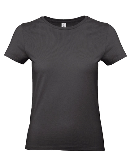 Women´s T-Shirt #E190 zum Besticken und Bedrucken in der Farbe Used Black mit Ihren Logo, Schriftzug oder Motiv.