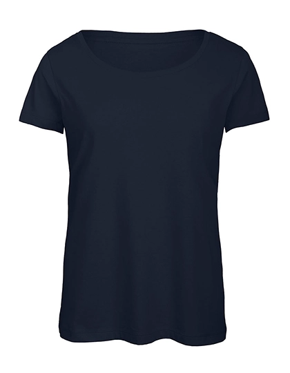 Women´s Triblend T-Shirt zum Besticken und Bedrucken in der Farbe Navy mit Ihren Logo, Schriftzug oder Motiv.
