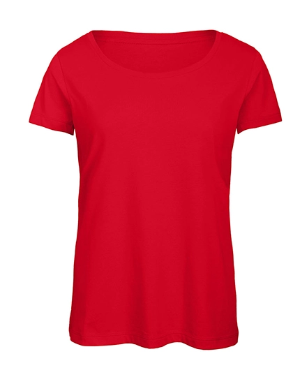 Women´s Triblend T-Shirt zum Besticken und Bedrucken in der Farbe Red mit Ihren Logo, Schriftzug oder Motiv.