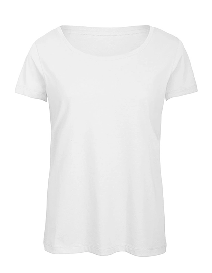 Women´s Triblend T-Shirt zum Besticken und Bedrucken in der Farbe White mit Ihren Logo, Schriftzug oder Motiv.