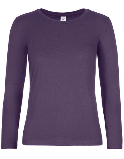 Women´s T-Shirt #E190 Long Sleeve zum Besticken und Bedrucken in der Farbe Urban Purple mit Ihren Logo, Schriftzug oder Motiv.