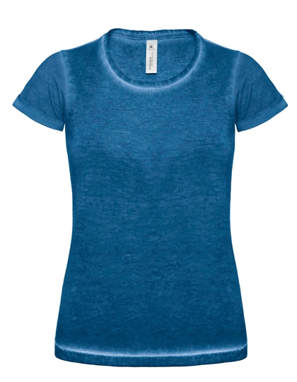 Women´s T-Shirt DNM Plug In zum Besticken und Bedrucken in der Farbe Blue Clash mit Ihren Logo, Schriftzug oder Motiv.