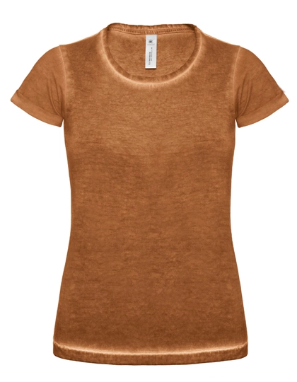 Women´s T-Shirt DNM Plug In zum Besticken und Bedrucken in der Farbe Rusty Clash mit Ihren Logo, Schriftzug oder Motiv.