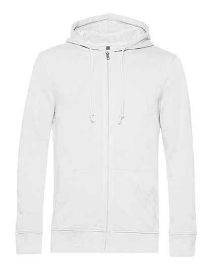 Inspire Zipped Hood Jacket_° zum Besticken und Bedrucken in der Farbe White mit Ihren Logo, Schriftzug oder Motiv.