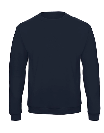 ID.202 50/50 Sweatshirt zum Besticken und Bedrucken in der Farbe Navy mit Ihren Logo, Schriftzug oder Motiv.