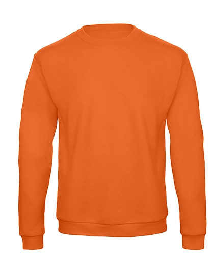 ID.202 50/50 Sweatshirt zum Besticken und Bedrucken in der Farbe Pumpkin Orange mit Ihren Logo, Schriftzug oder Motiv.