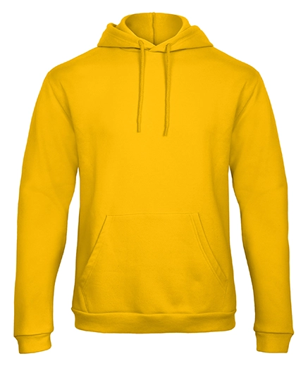 ID.203 50/50 Hooded Sweatshirt zum Besticken und Bedrucken in der Farbe Gold mit Ihren Logo, Schriftzug oder Motiv.