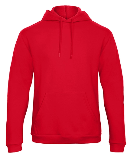 ID.203 50/50 Hooded Sweatshirt zum Besticken und Bedrucken in der Farbe Red mit Ihren Logo, Schriftzug oder Motiv.
