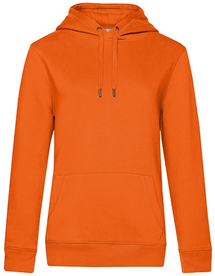 QUEEN Hooded Sweat_° zum Besticken und Bedrucken in der Farbe Pure Orange mit Ihren Logo, Schriftzug oder Motiv.